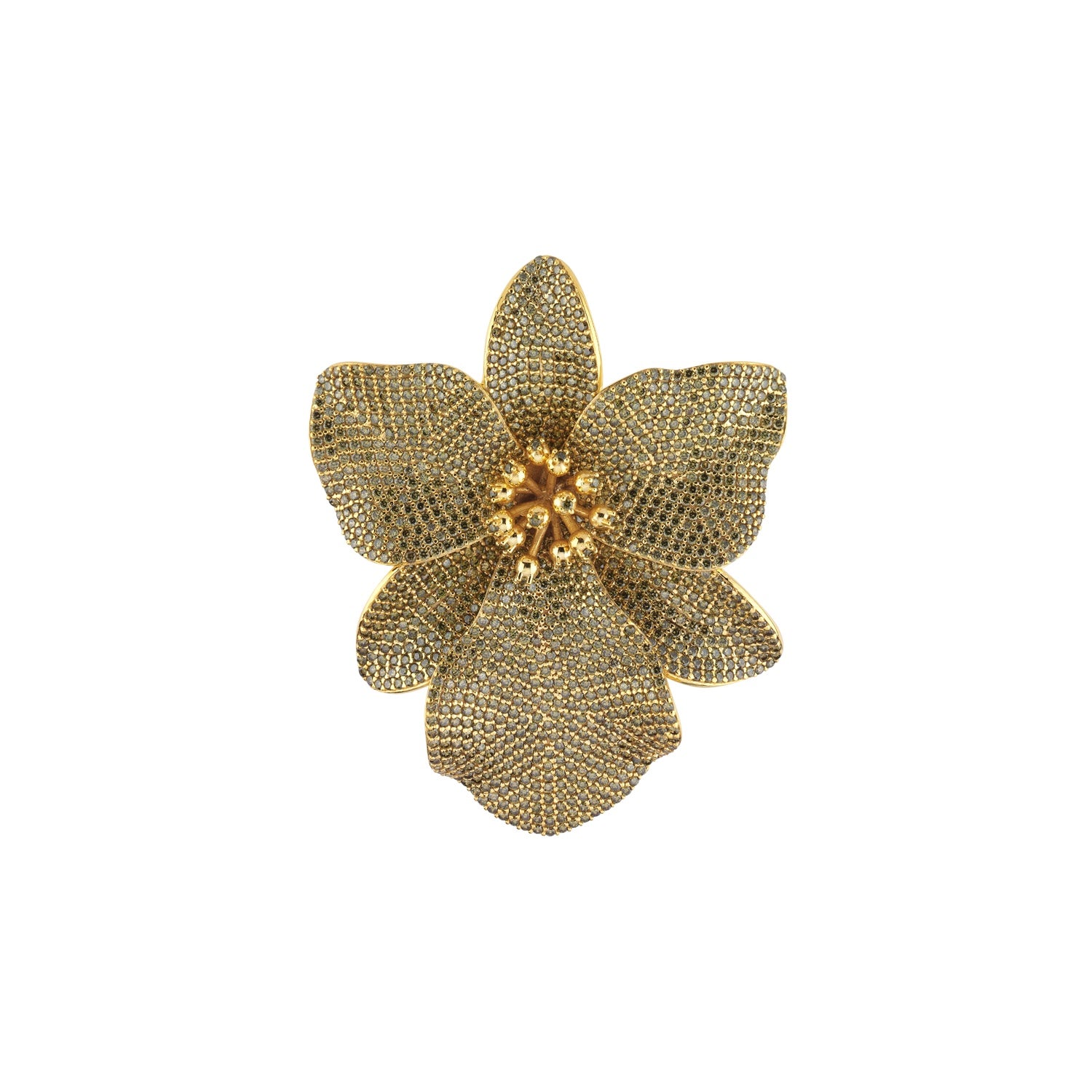 Singapore Orchid Ring by BEGÜM KHAN – yellow