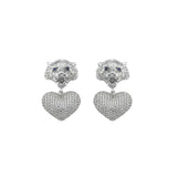 TIGER HEART EARRINGS