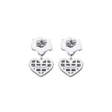 TIGER HEART EARRINGS