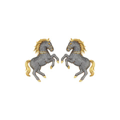 TURKOMAN HORSE EARRINGS