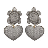 TURTLE MON AMOUR EARRINGS