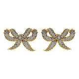TURTLE BOW EARRINGS