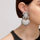 TURTLE MON AMOUR EARRINGS