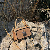 TARTARUGA RAFIA DECO BAG
