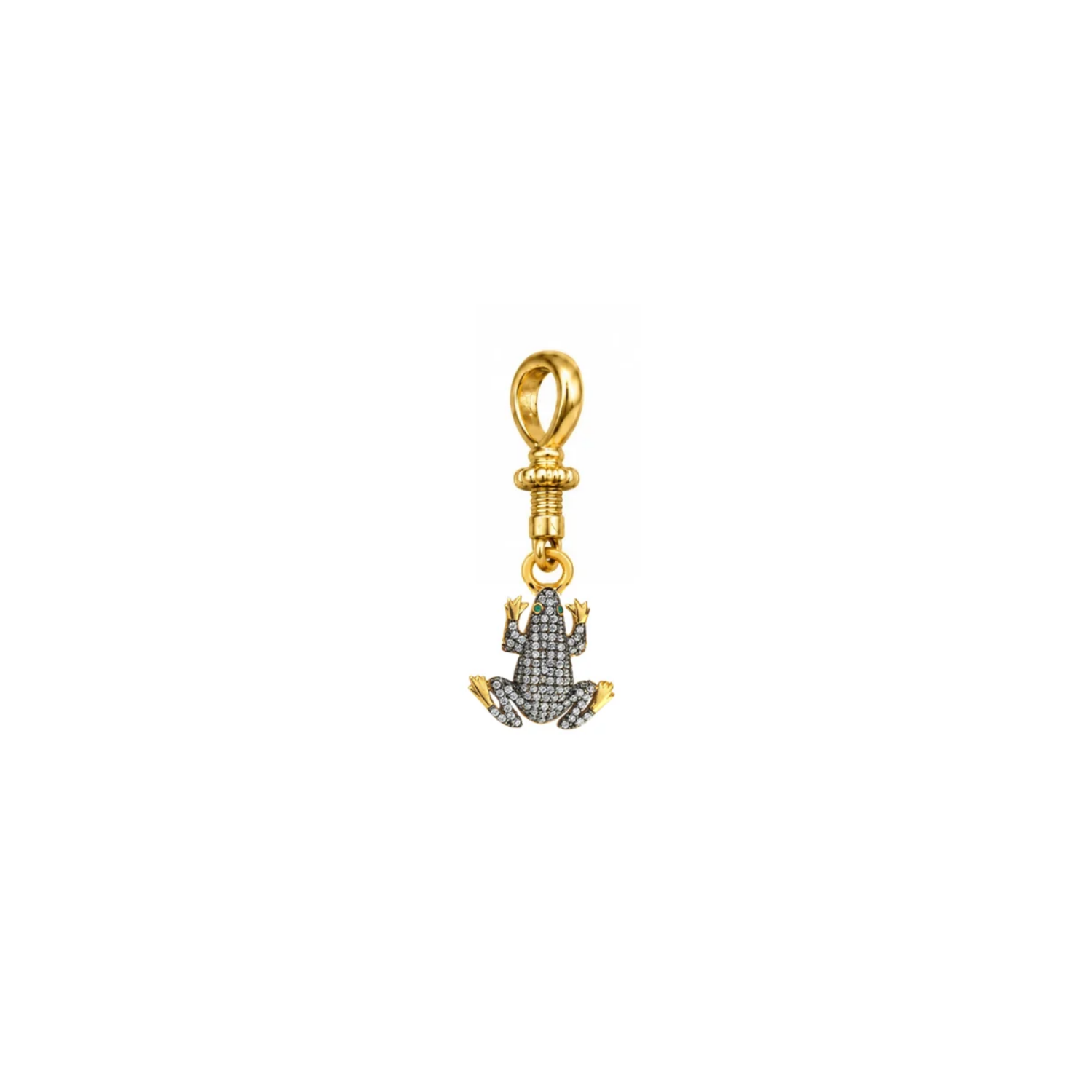 Mini Frog Charm by BEGÜM KHAN