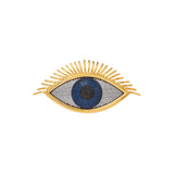 MEGA EVIL EYE BROOCH