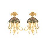 MINI FISH & JELLYFISH EARRINGS