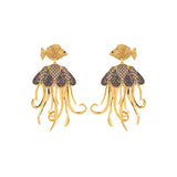 MINI FISH & JELLYFISH EARRINGS