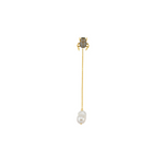 Scarab Invisible Earring Single by BEGÜM KHAN