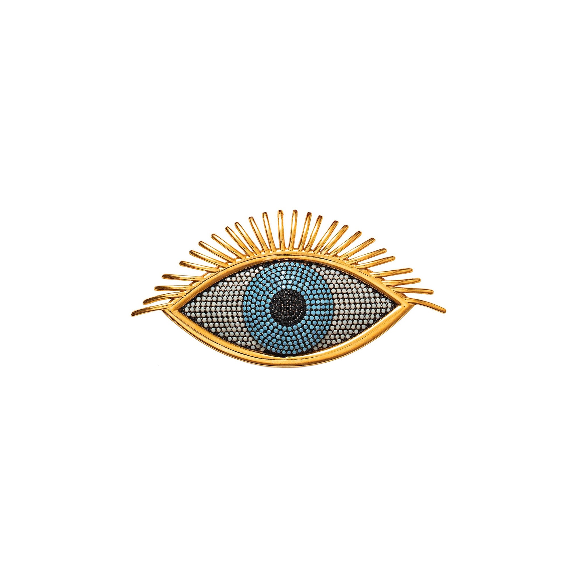 EVIL EYE BROOCH