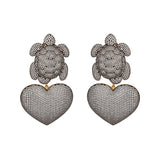 TURTLE MON AMOUR EARRINGS