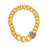 CHAIN REACTION GRENOUILLE NECKLACE