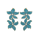 DOUBLE LILIUM EARRINGS