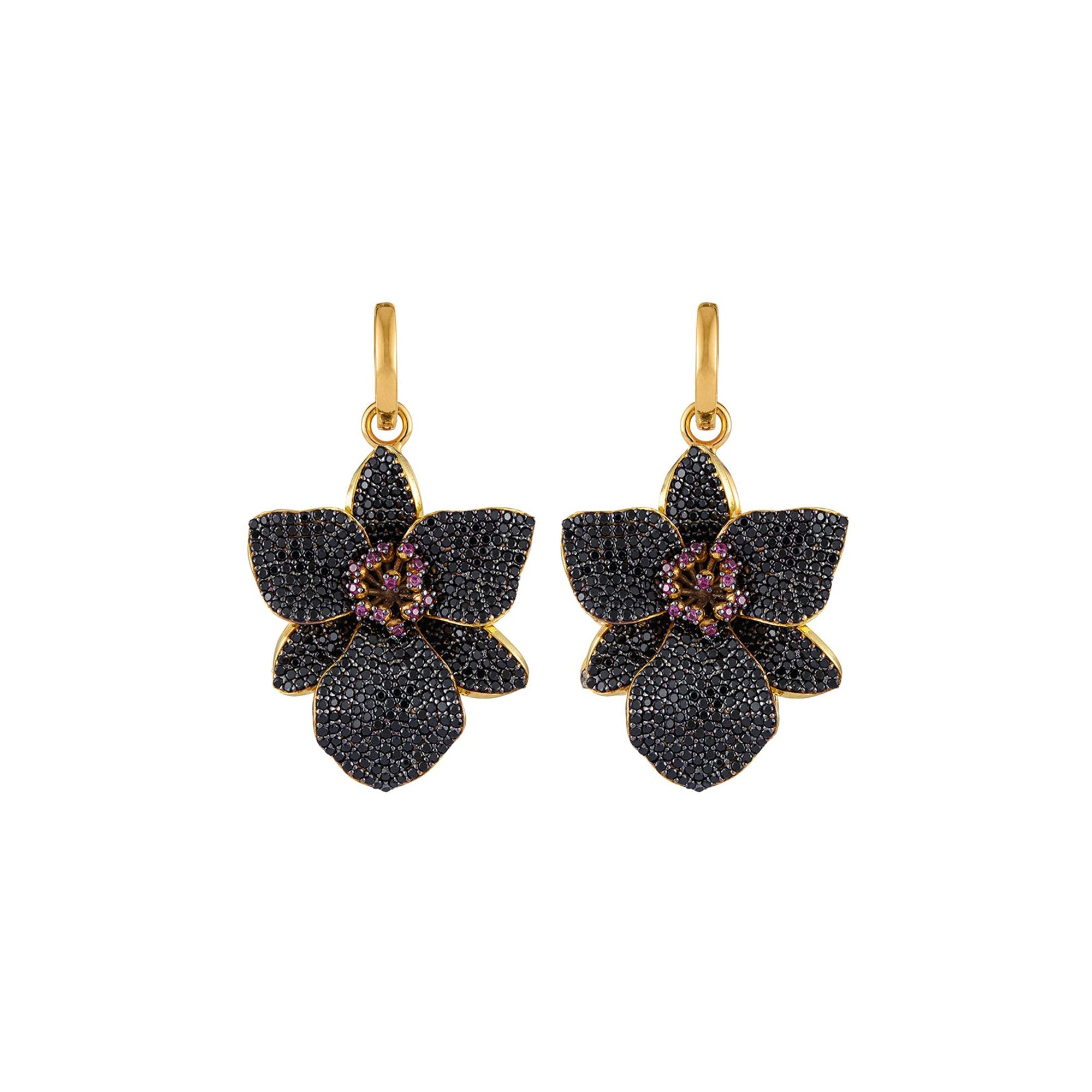ORCHID JUVENA HOOP EARRINGS