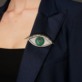 EVIL EYE BROOCH