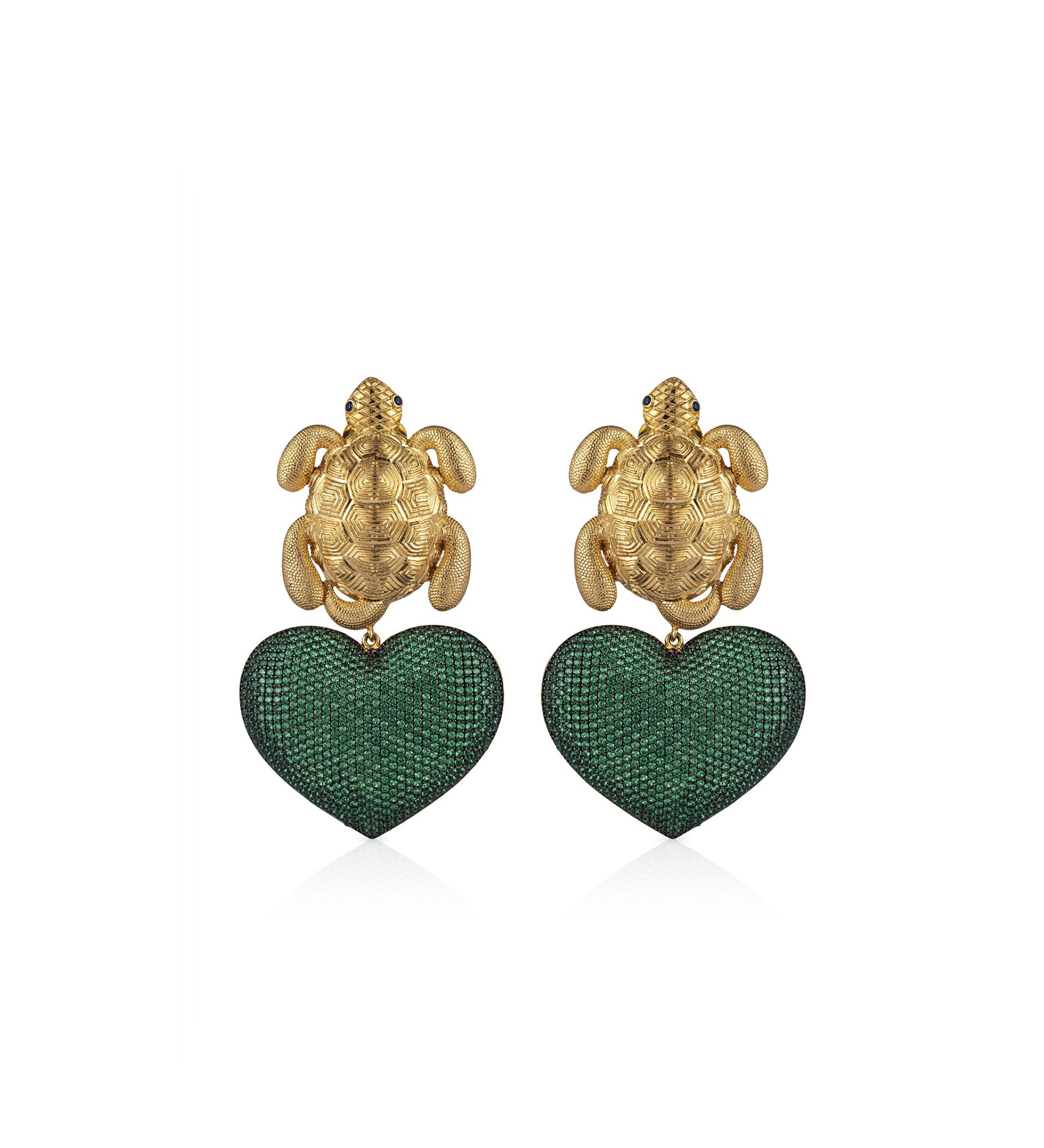 TURTLE IN LOVE EARRINGS