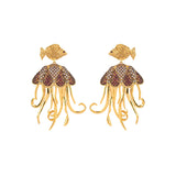 MINI FISH & JELLYFISH EARRINGS