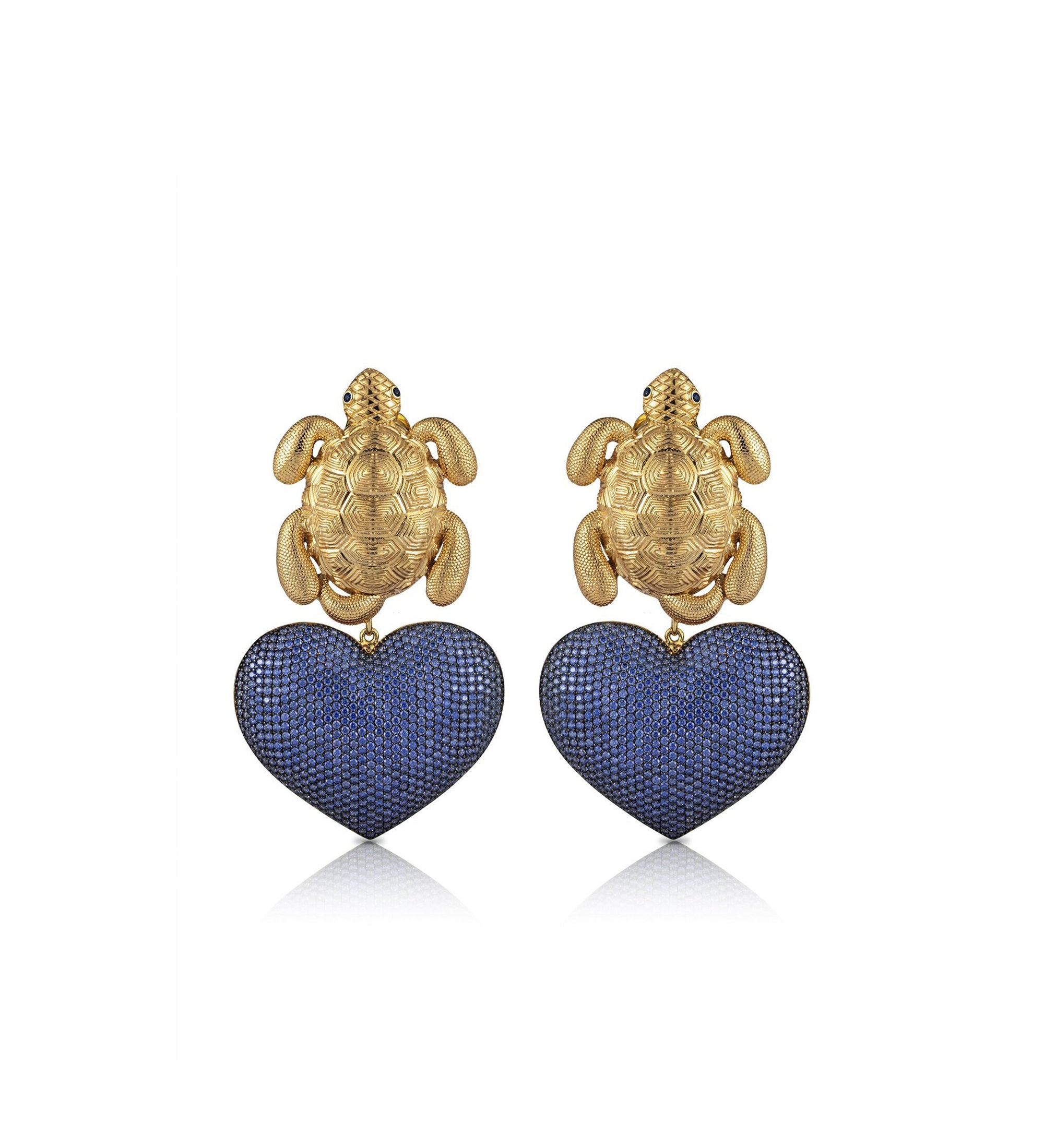 TURTLE IN LOVE EARRINGS