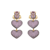 MINI SCARAB IN LOVE EARRINGS
