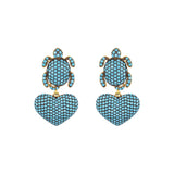 MINI TURTLE MON AMOUR EARRINGS